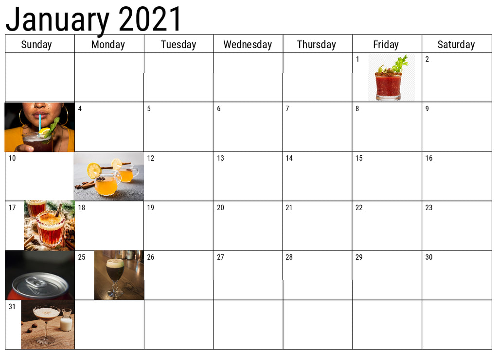 2021 Drink-Themed Holidays