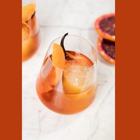 Blood Orange Vanilla Negroni Cocktail