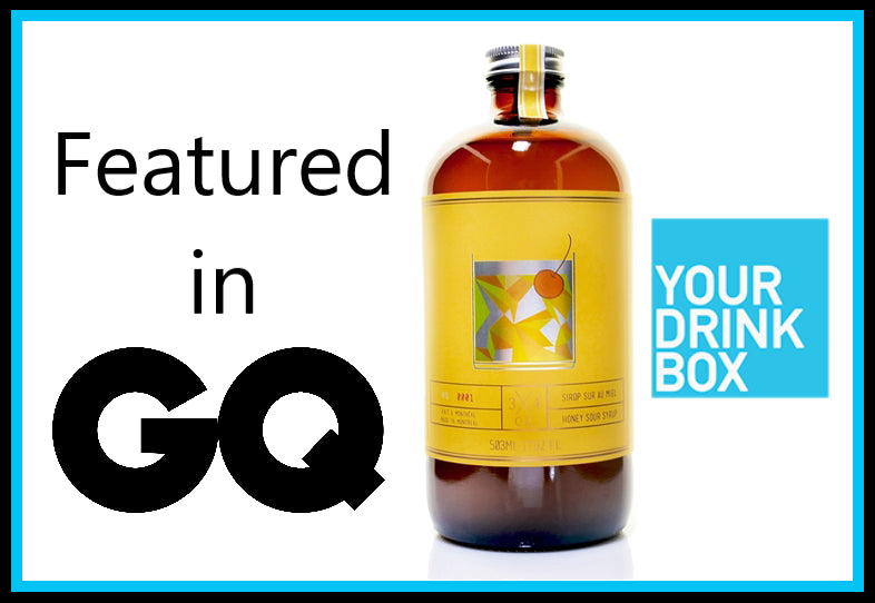 Honey Sour Syrup Featured in GQ