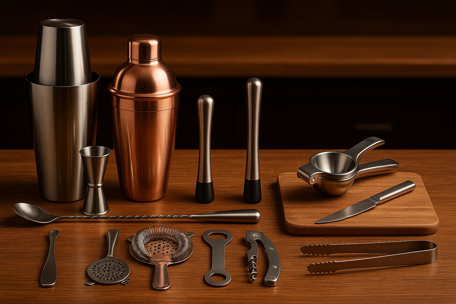 selection of bar tools
